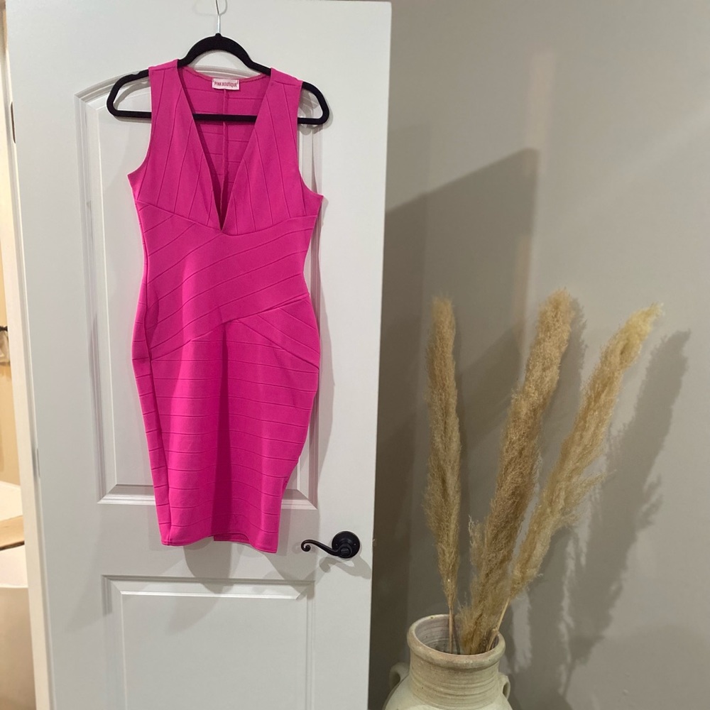 Pink Boutique Pink Bodycon Dress